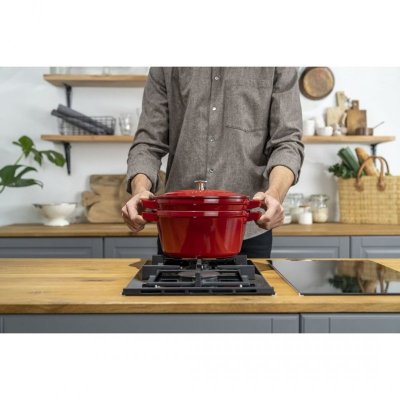 Staub La Cocotte Okrągły Żeliwo Naczynie do pieczenia