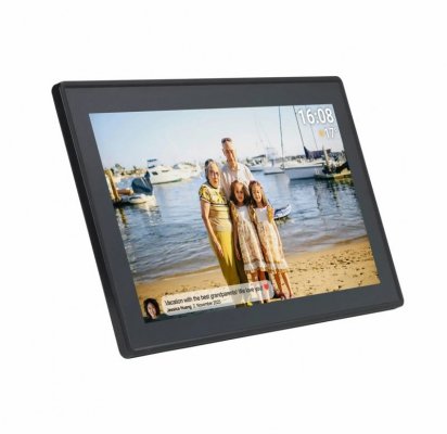 Denver PFF-1515B cyfrowa ramka na zdjęcia Czarny 39,6 cm (15.6&quot;) Ekran dotykowy Wi-Fi