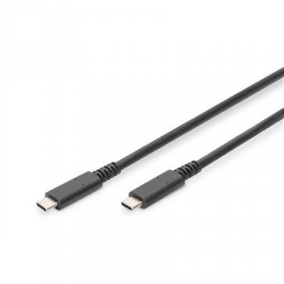 Kabel USB 4.0 40Gbps Typ USB C/USB C M/M PD 3.0 100W 8K 30Hz czarny 0,8m