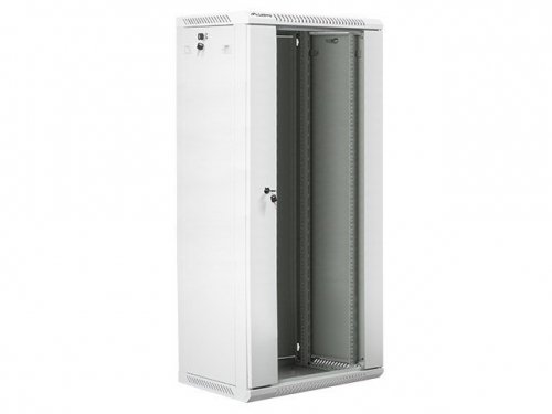 LANBERG SZAFA WISZĄCA 19&quot; 27U 600X450 (DRZWI SZKLANE, SZARA RAL7035)