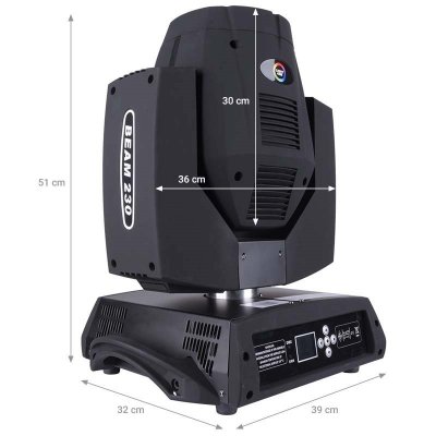 LIGHT4ME 7R BEAM 230W głowica ruchoma oświetlenie