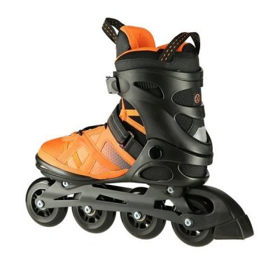 ŁYŻWOROLKI NILS EXTREME NA14112 CZARNO-POMARAŃCZOWE ROZM.  42