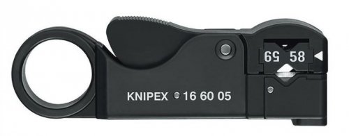 Knipex 16 60 05 narzędzie do zdejmowania izolacji Czarny