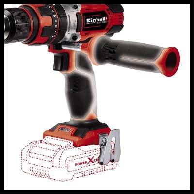 Einhell TE-CD 48 Wiertarko-wkrętarka 1500 RPM Czarny, Czerwony 1,41 kg
