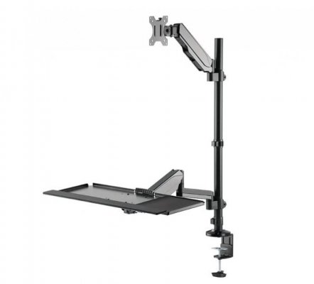 Neomounts DS90-325BL1 uchwyt / stojak do monitorów 81,3 cm (32&quot;) Biurko Czarny