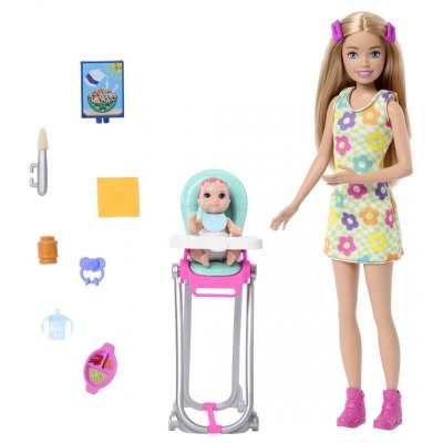 Lalka Barbie Skipper Babysitters Inc. HTK35