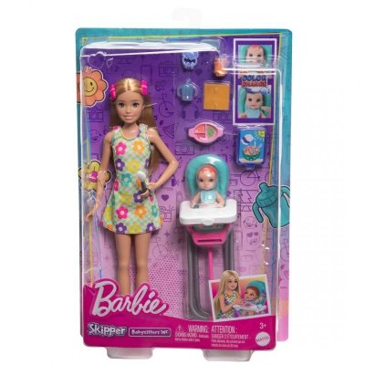 Lalka Barbie Skipper Babysitters Inc. HTK35