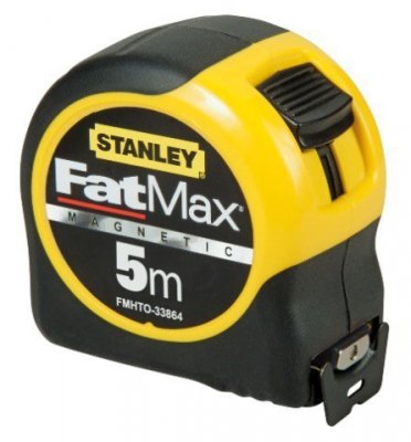 Stanley FMHT0-33864 taśma miernicza 5 m Czarny, Żółty