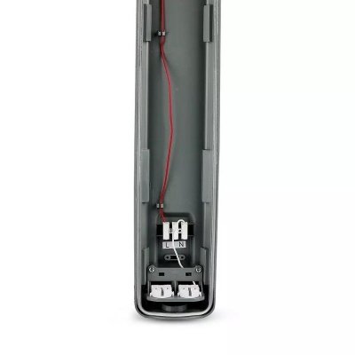 Oprawa hermetyczna V-TAC VT-12023 2x 120cm (2x 18W) 6400K 3400lm (SKU 6399) Czarny