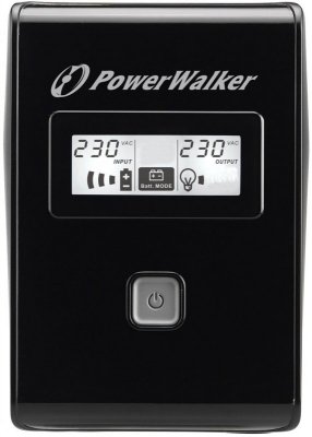 PowerWalker VI 850 LCD zasilacz UPS Technologia line-interactive 0,85 kVA 480 W