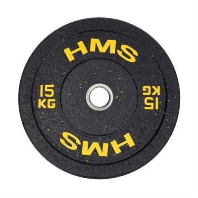 Talerz olimpijski Bumper 15 kg Żółty HMS HTBR15