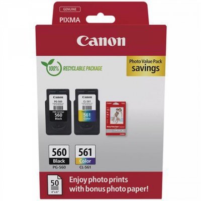 Canon 3713C008 nabój z tuszem 2 szt. Oryginalny Czarny, Cyjan, Purpurowy, Żółty