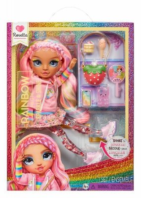 Rainbow High Sparkle & Shine Fashion Dolls- Rosetta (Pink)