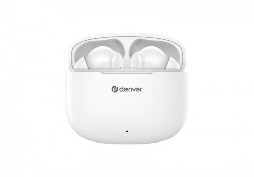 Denver TWE-48W Zestaw słuchawkowy True Wireless Stereo (TWS) Douszny Połączenia/muzyka Bluetooth Biały