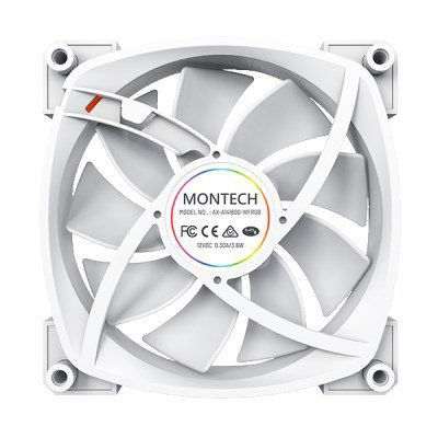 Montech AX140 PWM Obudowa komputera Wentylator 14 cm Biały 1 szt.