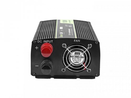 GREEN CELL PRZETWORNICA INV09 12V-230V 1000W/2000W CZYSTA SINUSOIDA