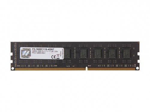 PAMIĘĆ DIMM 4GB PC12800 DDR3 F3-1600C11S-4GNT G.SKILL