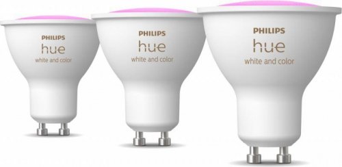LIGHT BULB GU10 WHITE&COLOR/3PACK 929003666503 PHILIPS