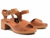 Sandały 39 JANA 28374 sandałki camel na obcasie