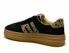 Półbuty sneakersy 40 skóra FILIPPO 7114 czarne skórzane zamsz panterka