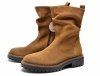 Botki 39 skóra camel zamsz skórzane 8201 HUSH PUPPIES damskie płaskie