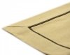 Bieżnik DECOR 40x85cm jak lniany 002 beż brązowa lamówka