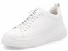 Półbuty sneakersy 39 RIEKER W2301 białe skóra damskie skórzane