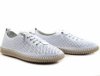 Półbuty sneakersy 41 skóra FILIPPO 6140 białe skórzane ażurowane
