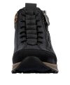 BOTKI sneakersy 37 RIEKER 1457 czarne damskie półbuty