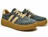 Półbuty sneakersy 37 skóra FILIPPO 6776 szare skórzane zamsz beżowe