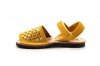 Sandały 28 skóra VERANO 426 żółte musztardowe