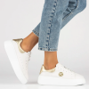 Półbuty sneakersy 40 skóra FILIPPO 6058 białe skórzane 
