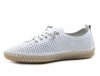 Półbuty sneakersy 41 skóra FILIPPO 6140 białe skórzane ażurowane