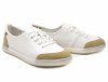 Półbuty sneakersy 39 skóra FILIPPO 6130 białe skórzane beżowe