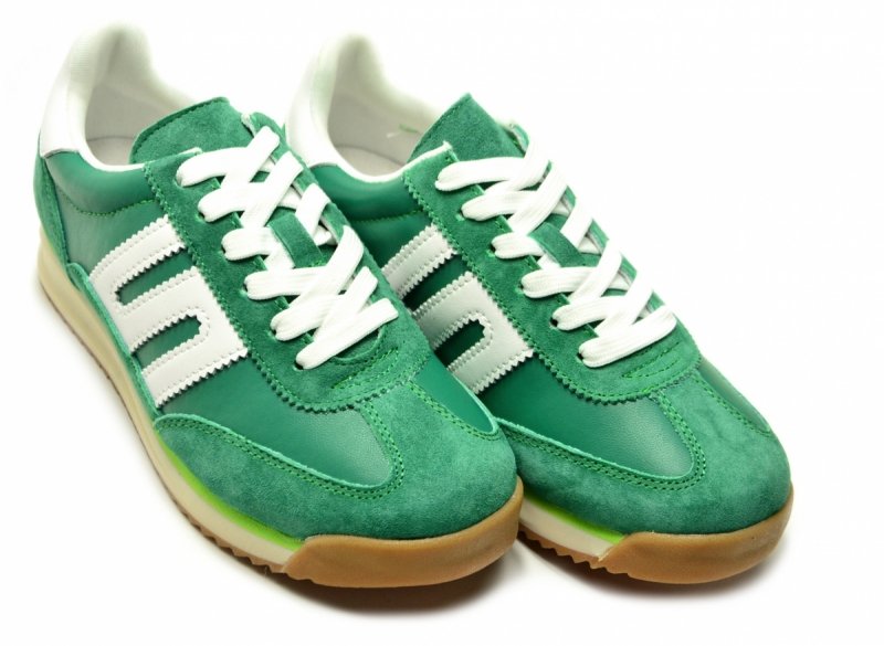 Sneakersy zielone 38 skóra FILIPPO 7686 skórzane półbuty