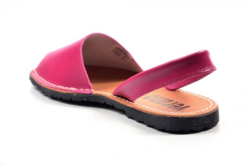 Sandały 35 skórzane VERANO 201 różowe fuksja klapki