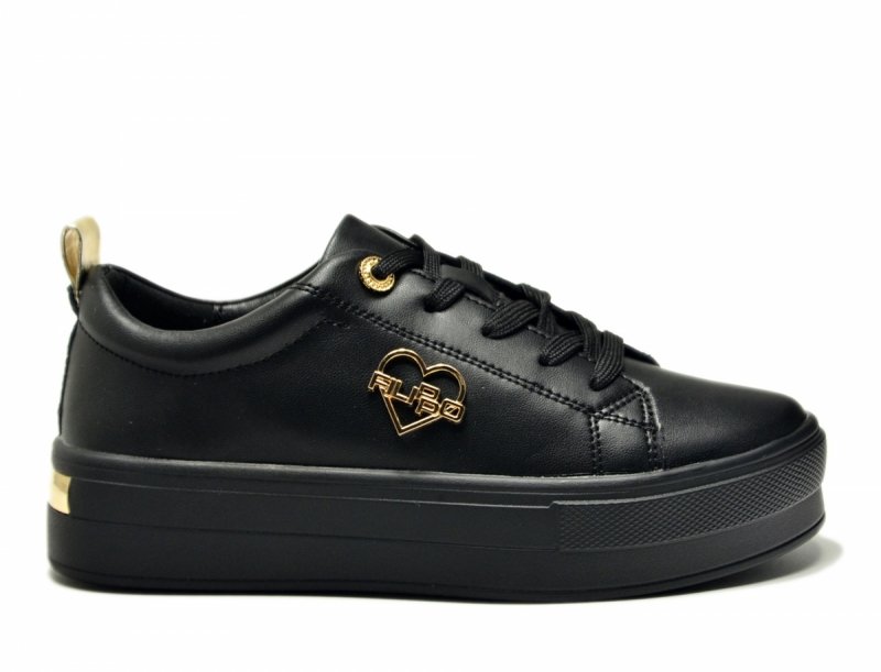 Półbuty sneakersy 40 skóra FILIPPO 3533 czarne skórzane 