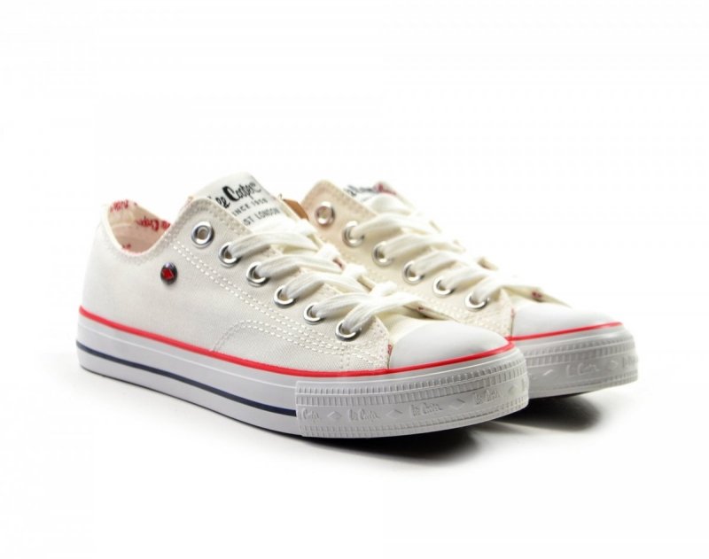 Półbuty 40 trampki LEE COOPER białe 0875