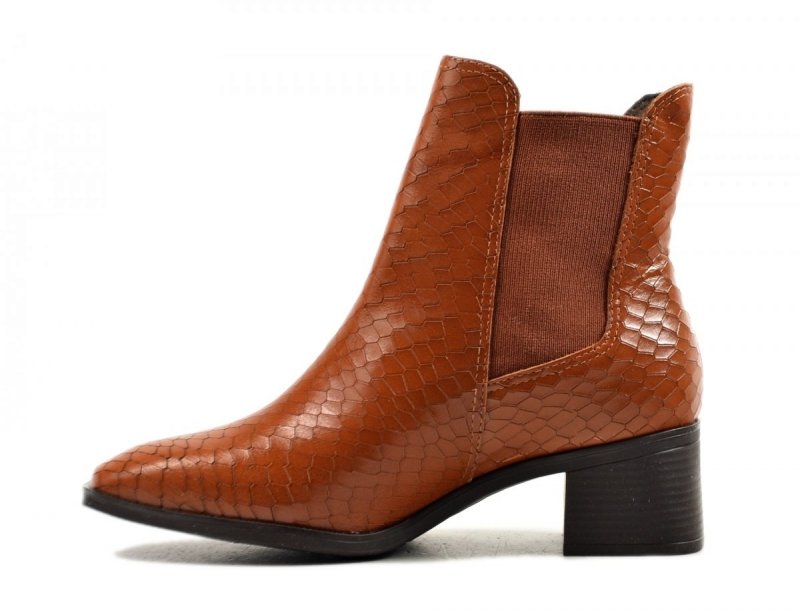 Botki 39 BOTTERO 336001 skóra camel brąz