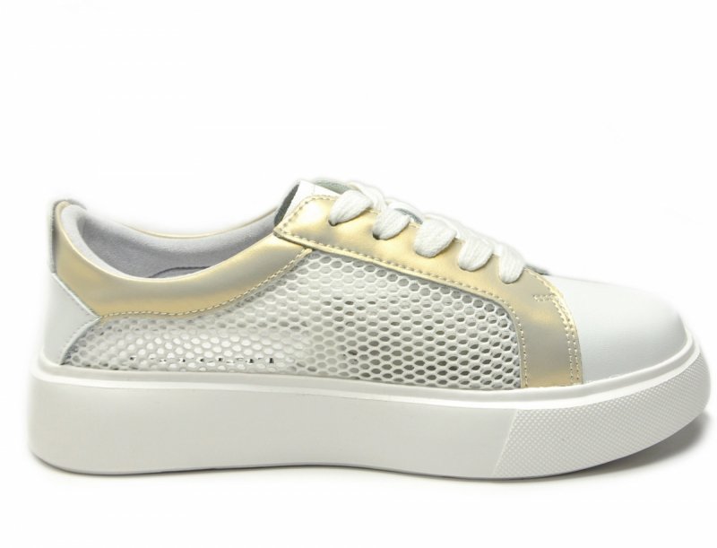 Półbuty sneakersy skóra 41 białe SOKOLSKI 210 skórzane