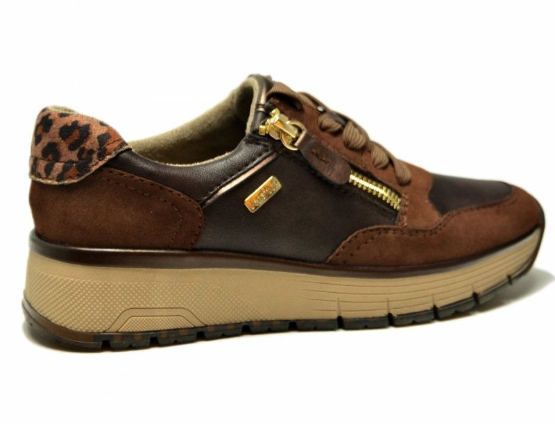 Półbuty sneakersy 39 JANA 23762 brązowe TEX brąz mocca