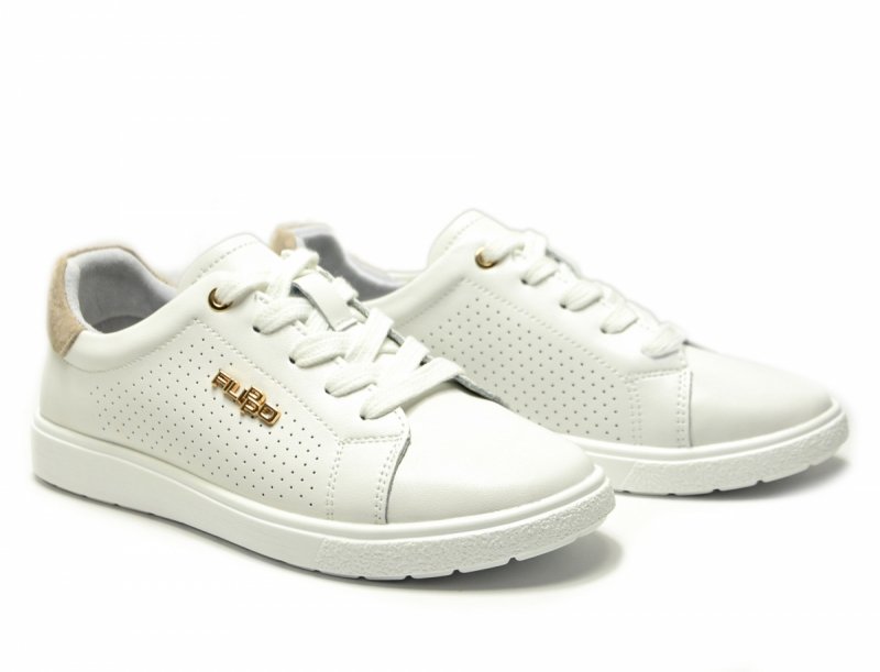Półbuty sneakersy białe 38 skóra FILIPPO 6738 skórzane damskie