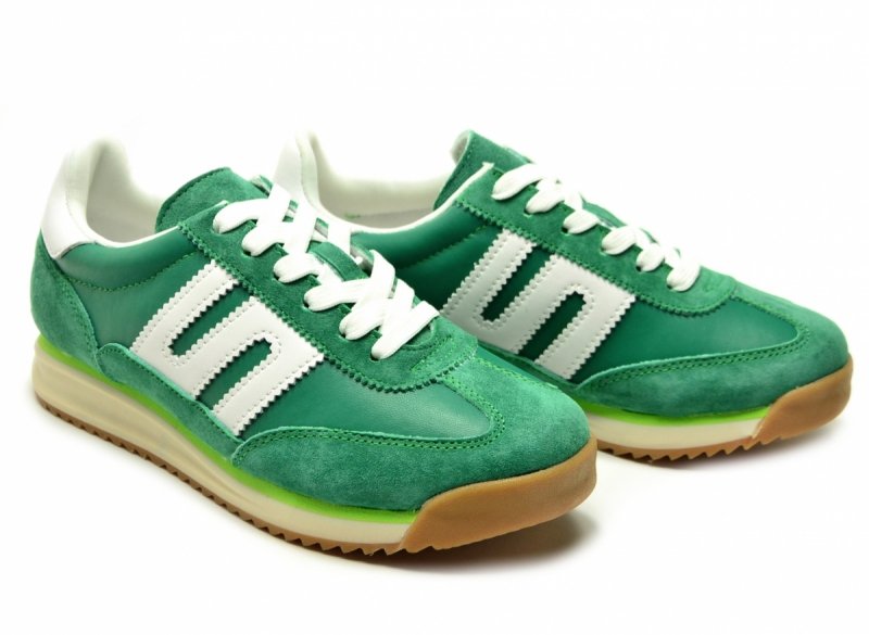 Sneakersy zielone 37 skóra FILIPPO 7686 skórzane półbuty