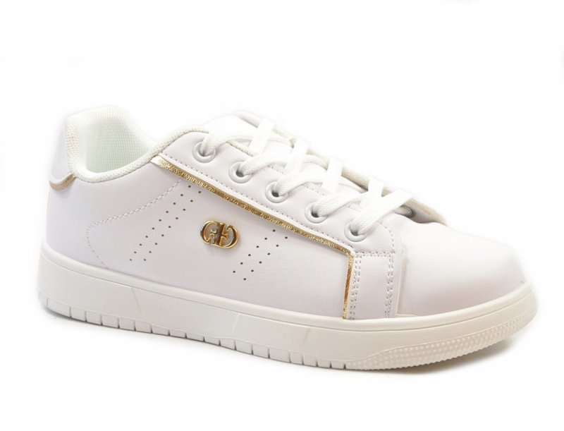 Półbuty sneakersy 38 POTOCKI 01301 białe
