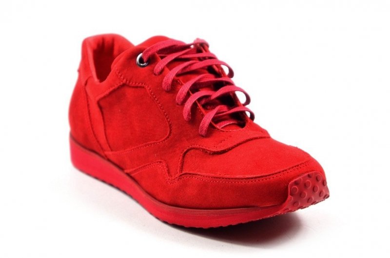 Półbuty 35 tenisówki OLEKSY 2681 skóra czerwone Hit