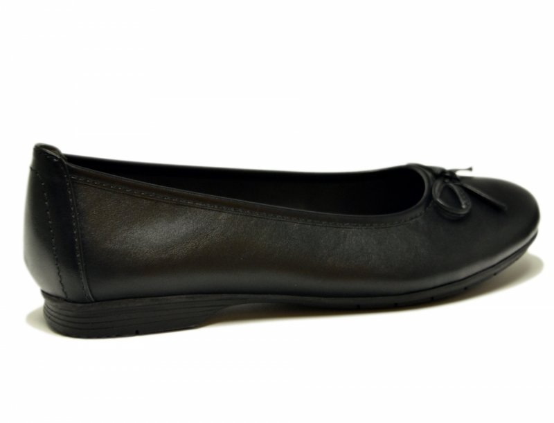 Baleriny damskie 36 JANA 22163 czarne półbuty balerinki
