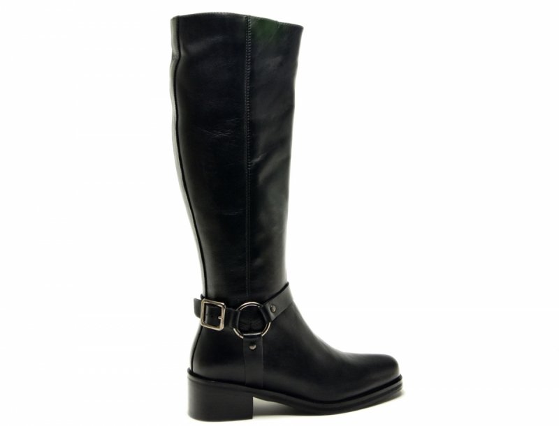 Kozaki 39 skóra czarne skórzane 852 damskie JORGE OLIVEIRA