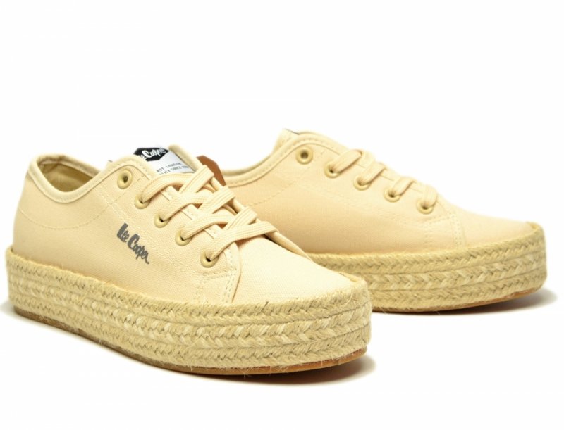 Półbuty espadryle 36 trampki LEE COOPER beżowe 3215 beż