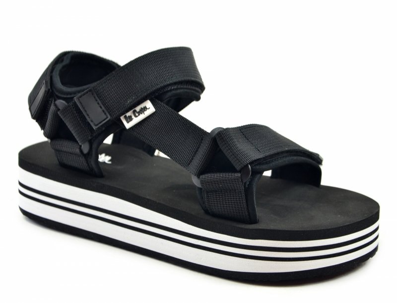 Sandałki LEE COOPER 39 czarne 2753 sandały damskie