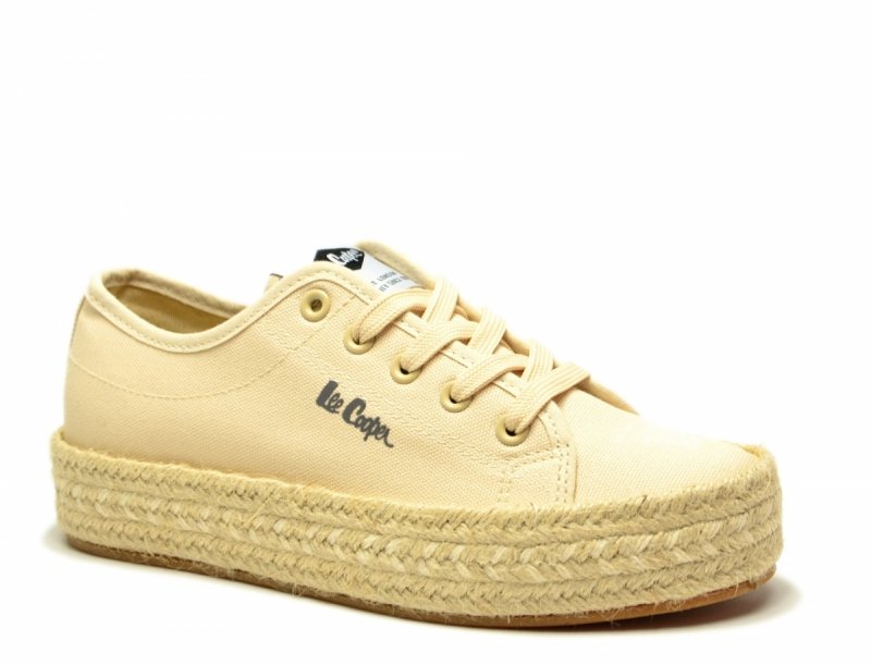 Półbuty espadryle 40 trampki LEE COOPER beżowe 3215 beż